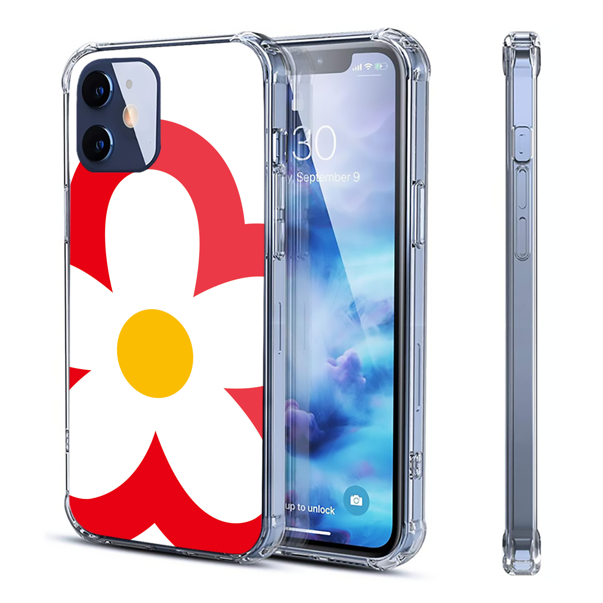 （画像用） Hello Kitty ハローキティ 【iPhone 12シリーズ対応】透明スマホケース（クリアソフトケース）